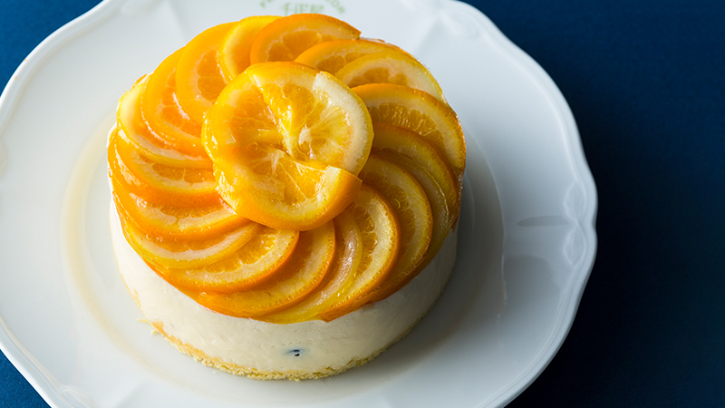 オレンジ レモンのレアチーズ 4号 12cm ケーキ