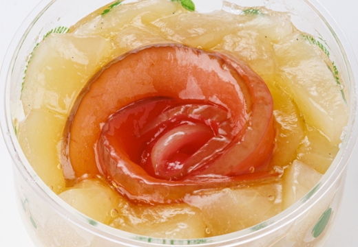スイートポテトクリームとりんごのババロア　イメージ