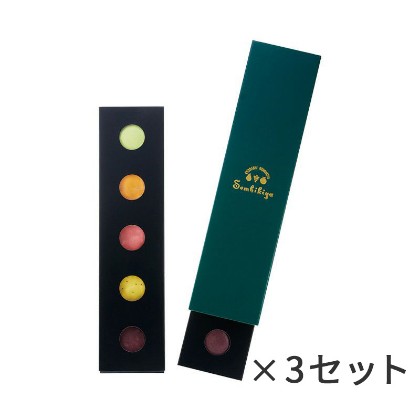 フルーツマカロン10個入（5個入2段重ね）×3箱セット